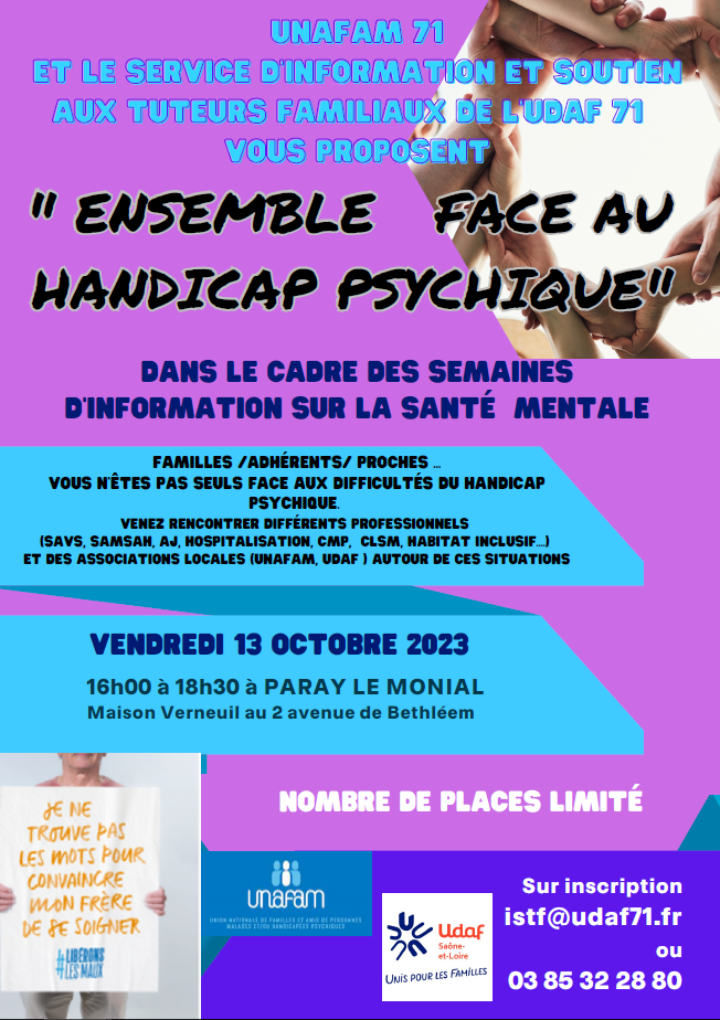 "Ensemble face au handicap psychique" - 2023.10.13